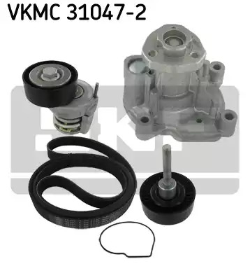 Комплект водяного насоса / ручейковых ремней SKF VKMC 31047-2 (VKMA 31047, VKPC 81501)